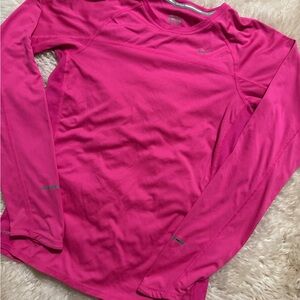 Nike Fuchsia Long Sleeve Sports Top